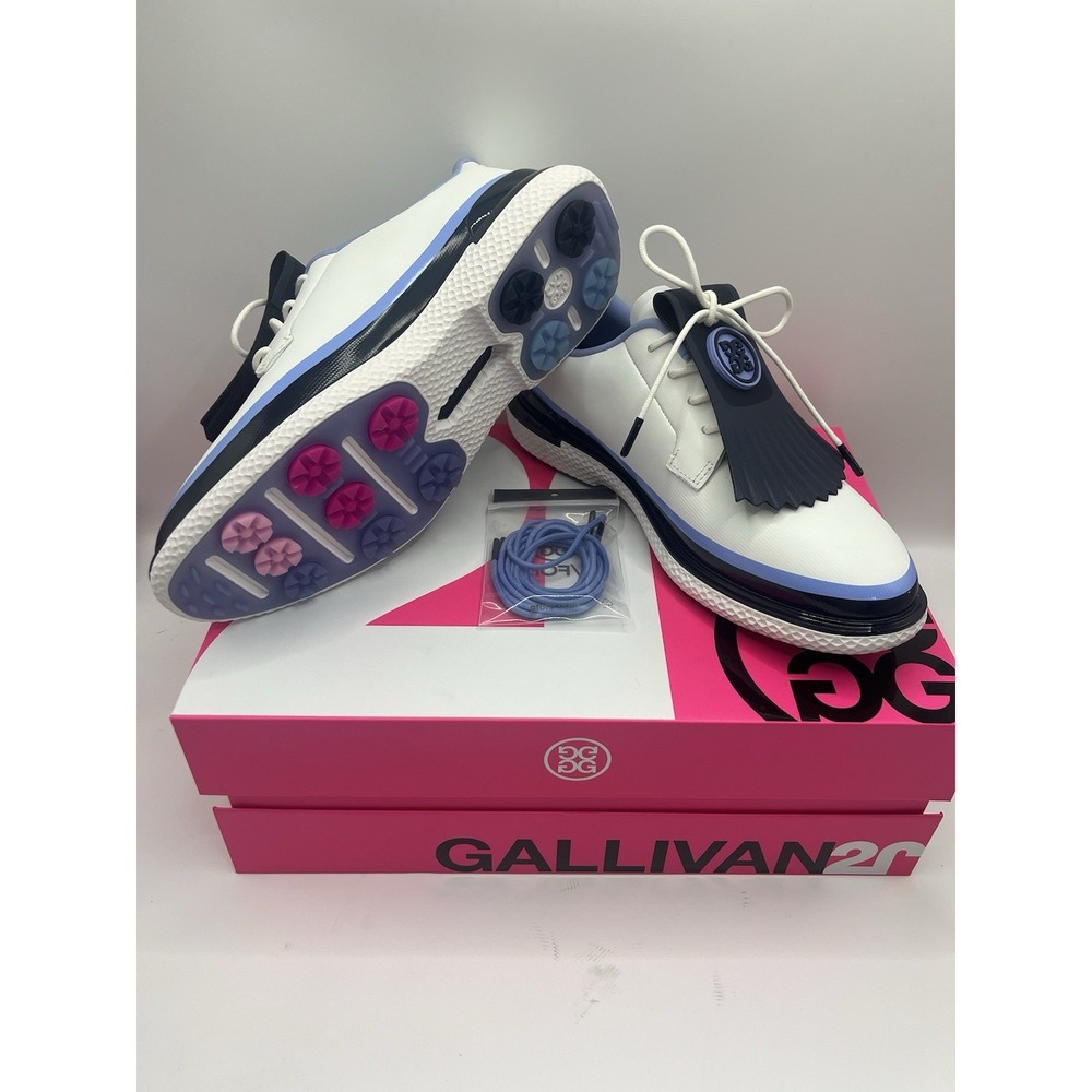 G/FORE Women's Gallivan2R TUXEDO STRIPE Kiltie Golf Shoes - Size 9.5 - GLF000108 - Picture 11 of 13